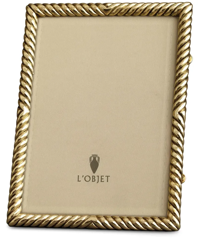 L’OBJET Deco Twist Bilderrahmen (13cm x 18cm) - Gold Gold