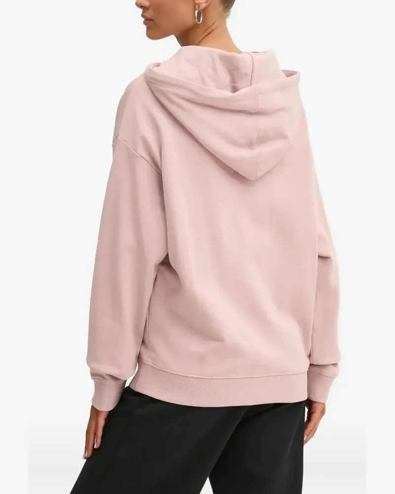 HUGO BOSS Hoodie mit Logo-Stickerei - Rosa Rosa