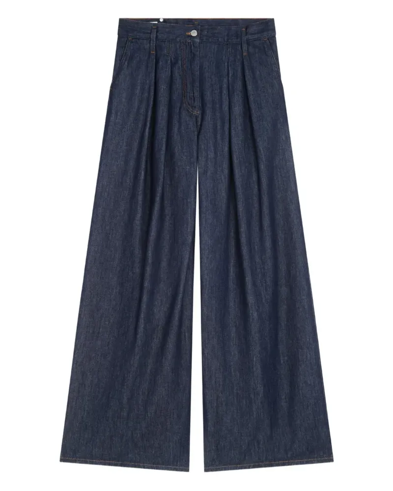 Dries van Noten Weite Jeans - Blau Blau
