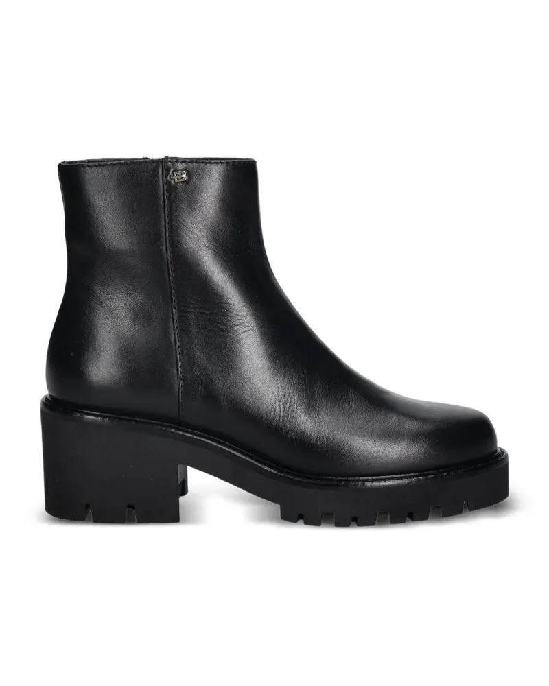 Baldinini lug-sole heeled ankle boots - Schwarz Schwarz