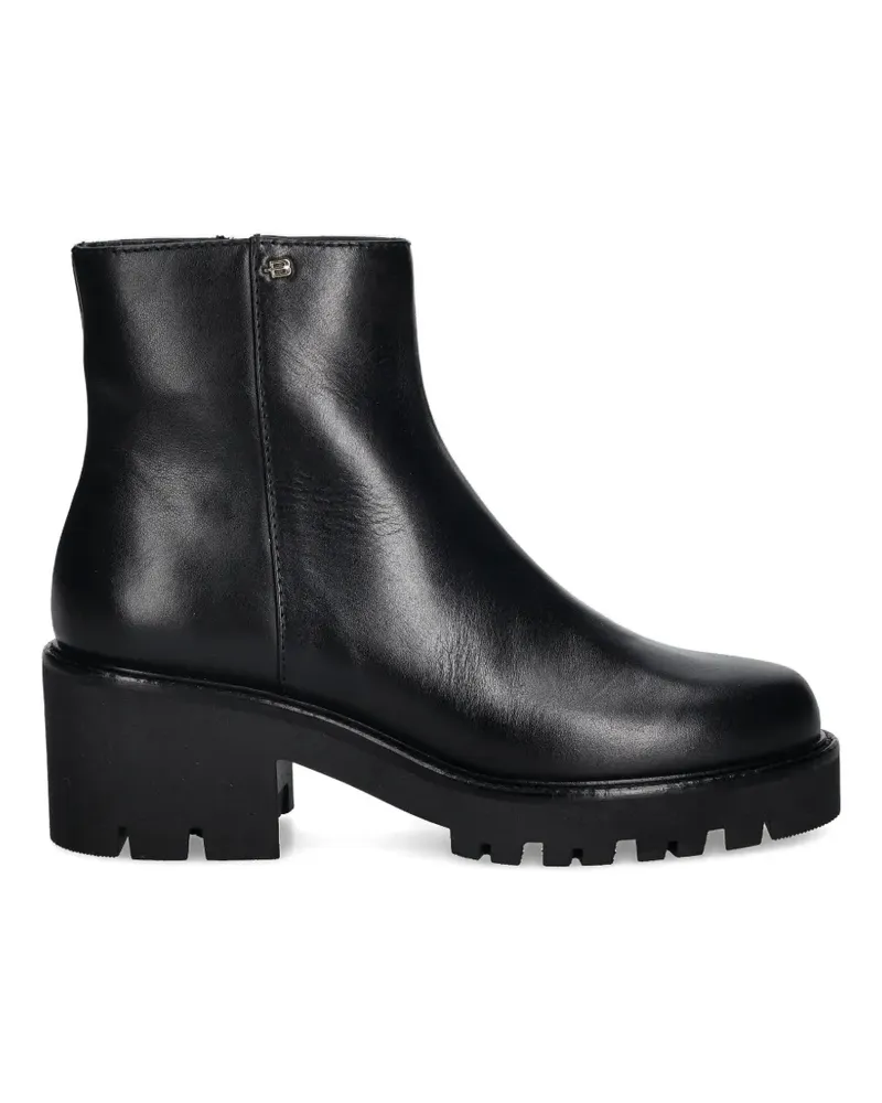 Baldinini lug-sole heeled ankle boots - Schwarz Schwarz