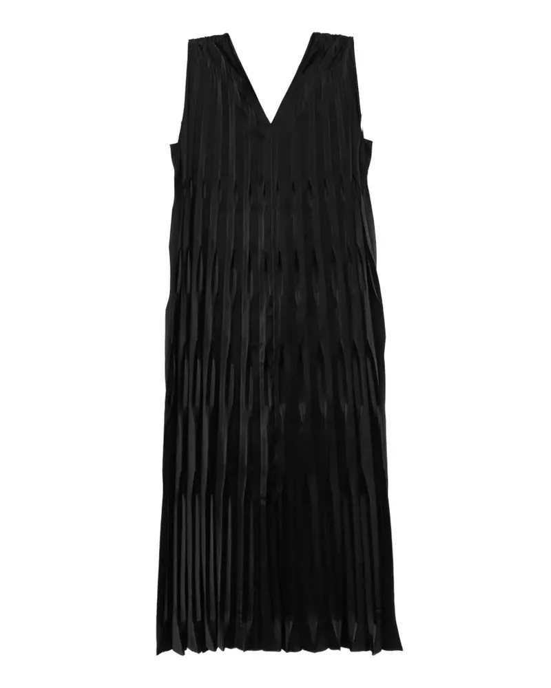 JNBY Drapiertes Maxikleid - Schwarz Schwarz