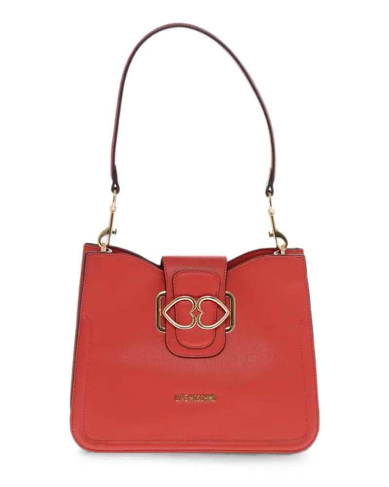 Moschino Love heart-motif shoulder bag - Rot Rot