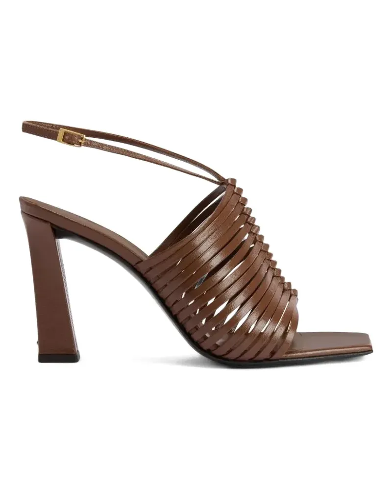 Giuseppe Zanotti Mya Cage-Sandalen - Braun Braun