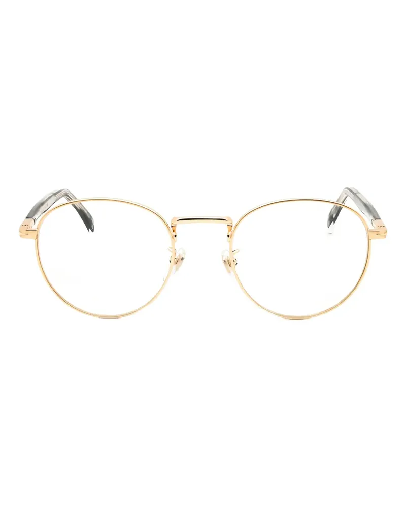 EYEWEAR by DAVID BECKHAM Brille mit rundem Gestell - Gold Gold