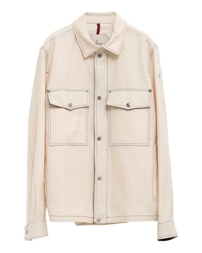 Moncler Watagua contrast-stitch jacket - Nude Nude