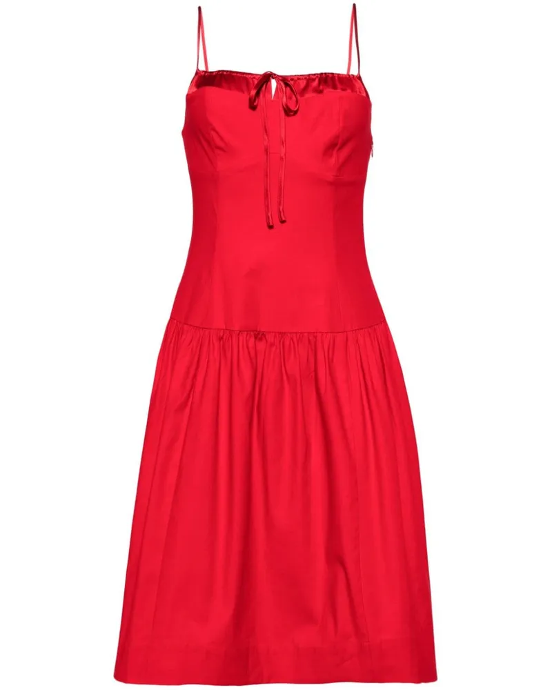 Reformation Kurzes Analise Kleid Rot