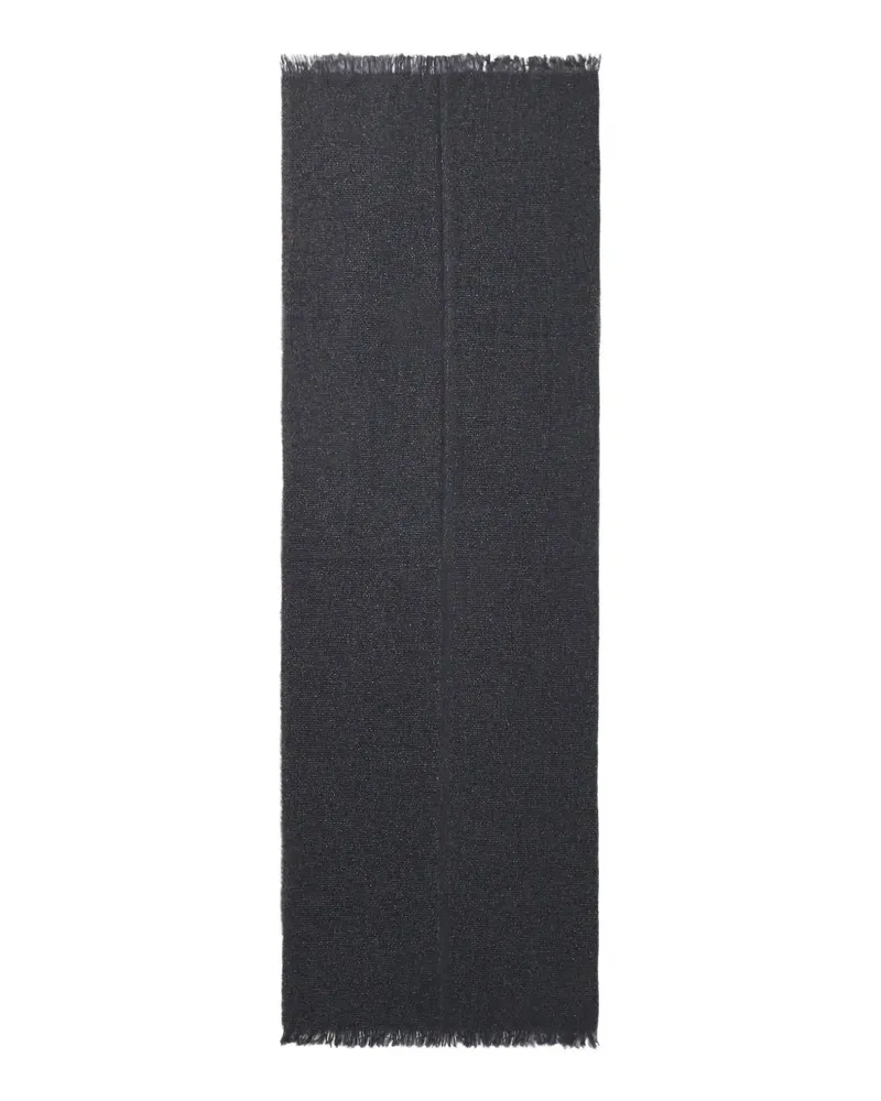 Peserico Metallic-Schal mit Fransen - Grau Grau