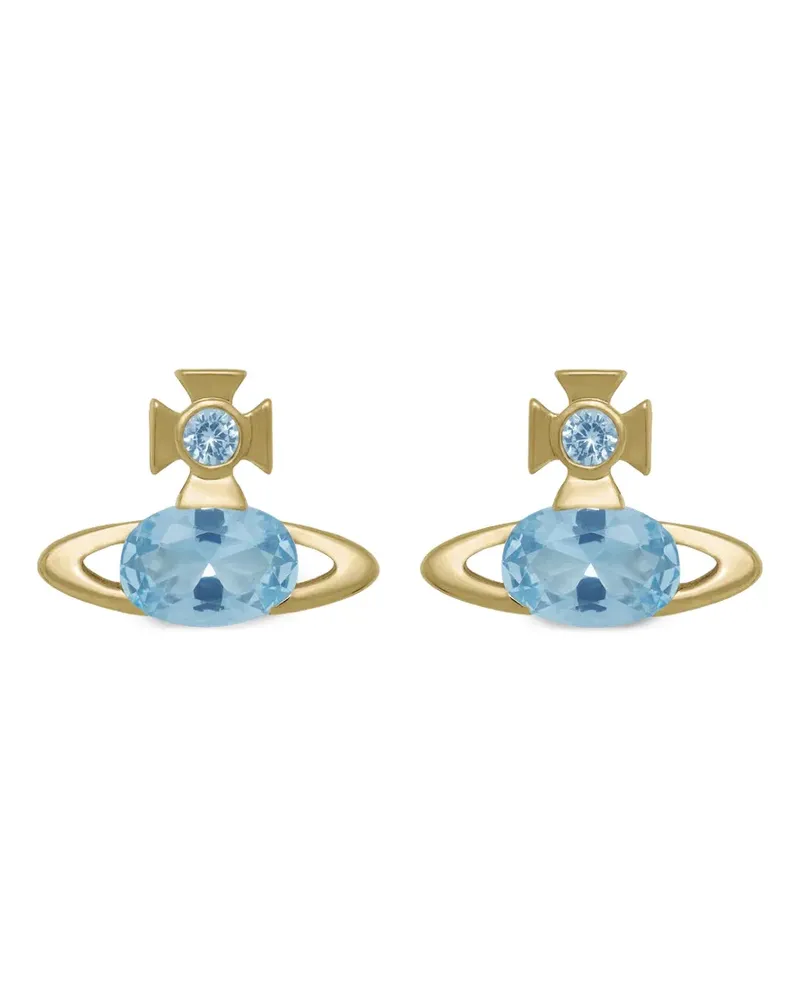 Vivienne Westwood Allie crystal-embellished earrings - Gold Gold