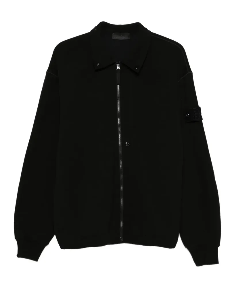 Stone Island Jacke mit Reißverschluss - Schwarz Schwarz