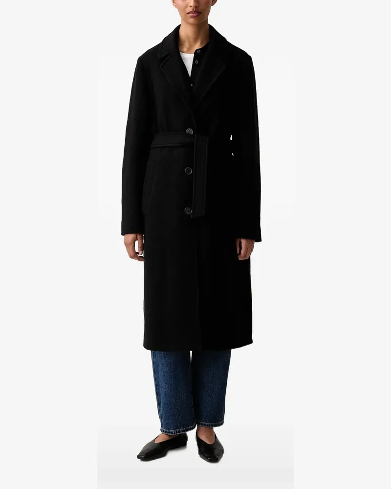 Marc O'Polo belted single-breasted coat - Schwarz Schwarz