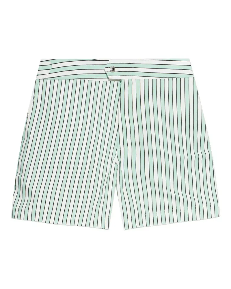 Tom Ford striped swim shorts - Weiß Weiß