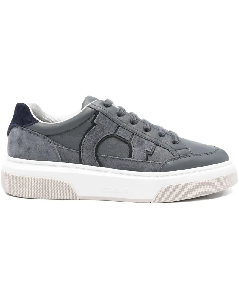 Ferragamo Sneakers mit Logo - Grau Grau