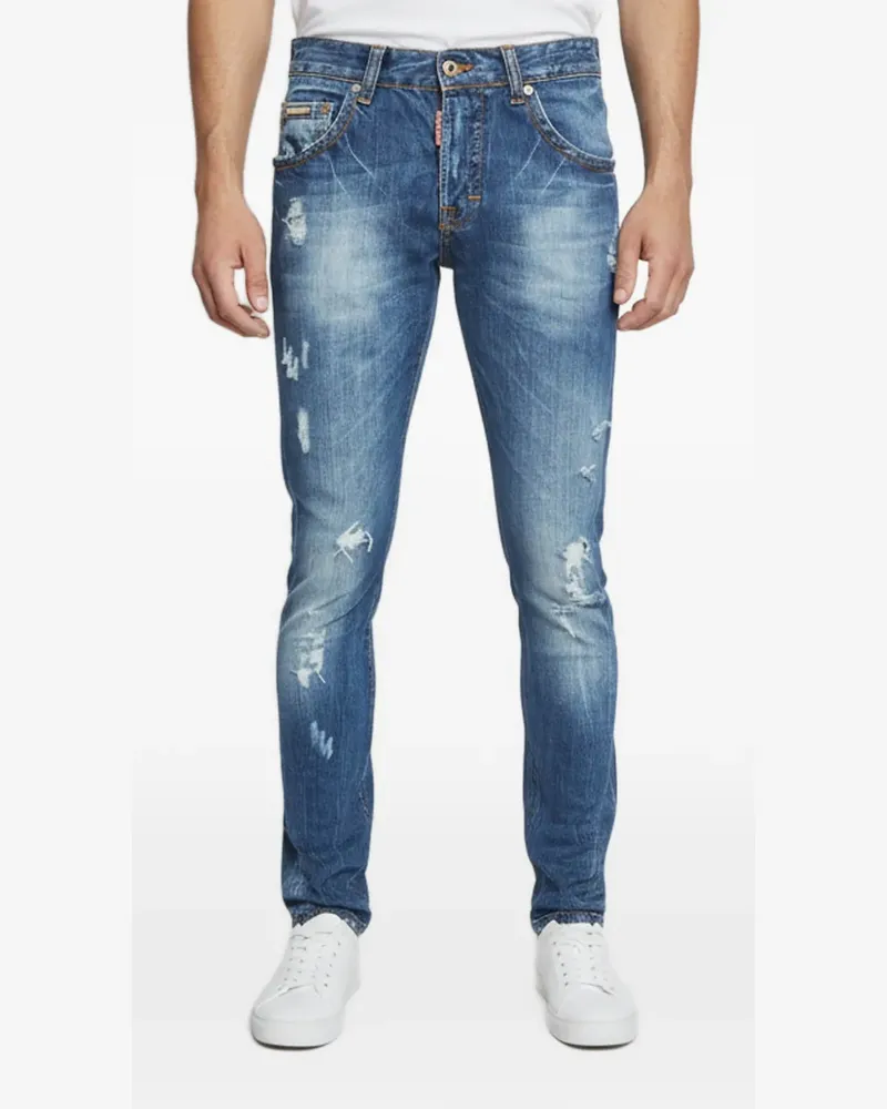 Dsquared2 Jeans im Distressed-Look - Blau Blau