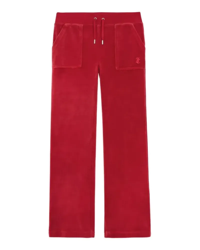 Juicy Couture Del Ray Jogginghose aus Velours - Rot Rot
