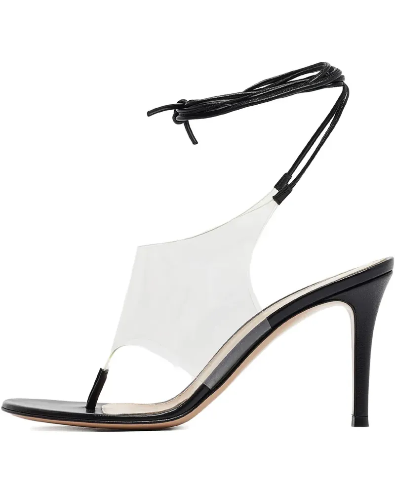 Gianvito Rossi 2024 Nerea Sandalen 85mm - Schwarz Schwarz
