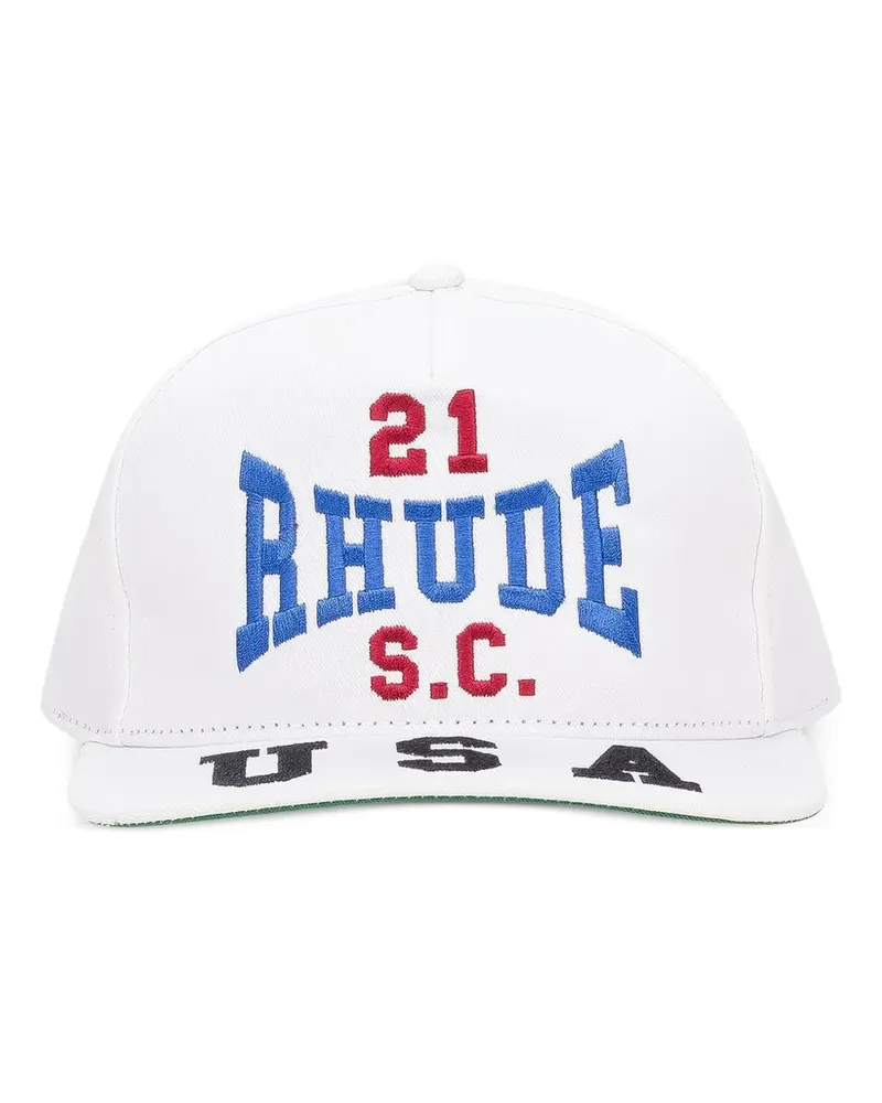 RHUDE RSC Baseballkappe - Weiß Weiß