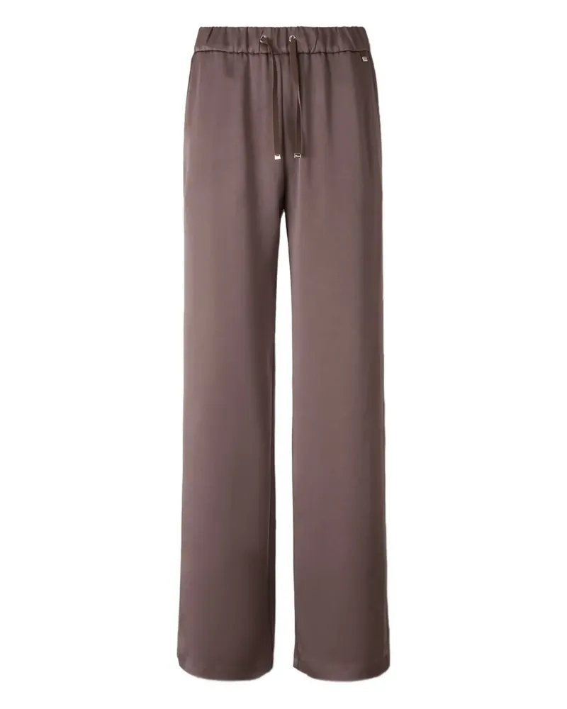 Herno Hose aus Satin - Braun Braun