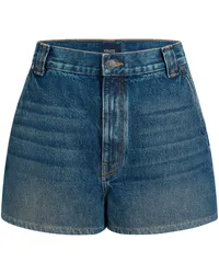 KHAITE The Bacalo Jeans-Shorts Blau