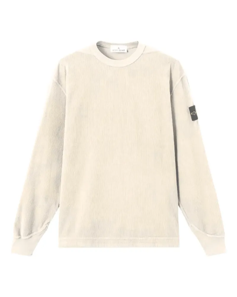 Stone Island corduroy-jersey sweater - Nude Nude
