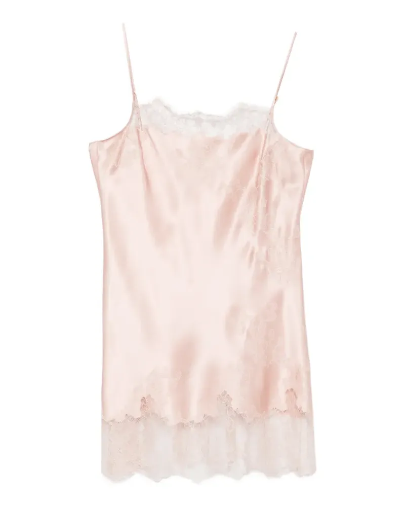 Carine Gilson Camisole-Top mit Spitze - Rosa Rosa