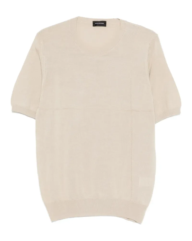 Tagliatore T-Shirt mit Rundhalsausschnitt - Nude Nude