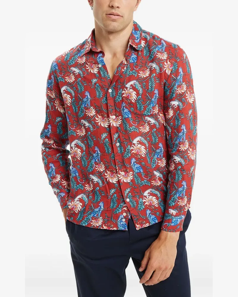 PENINSULA floral-print shirt - Rot Rot