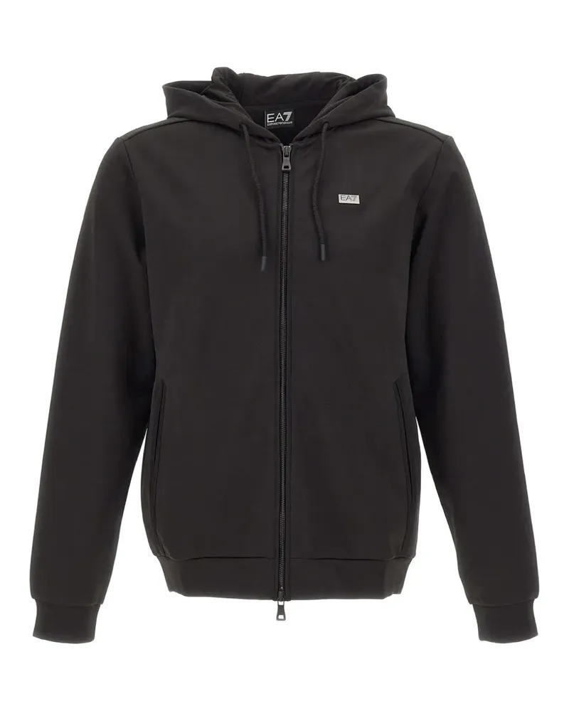 EA7 zip-up hoodie - Schwarz Schwarz