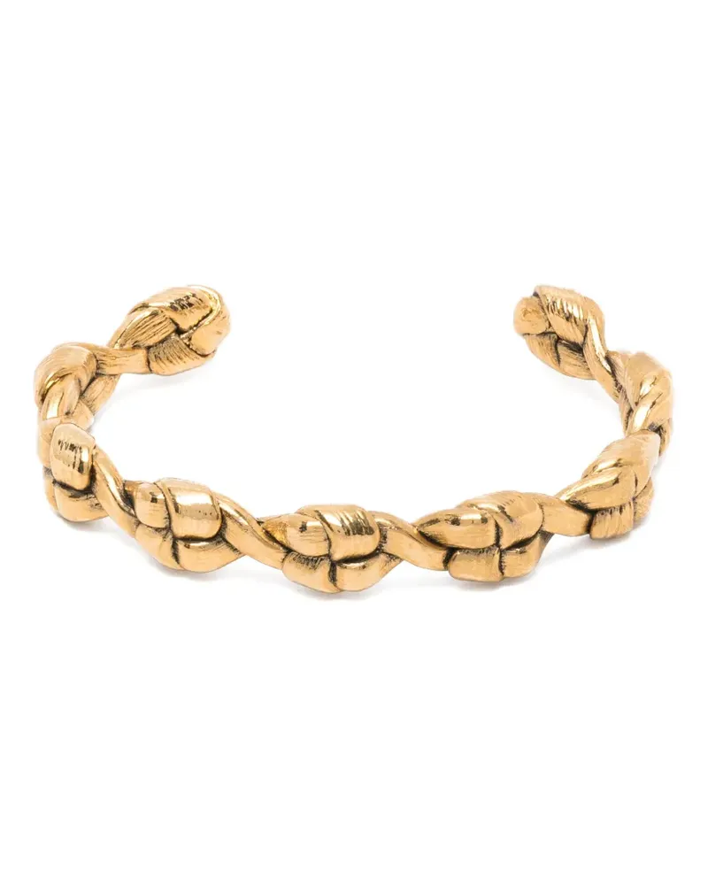 Aurélie Bidermann Maddock braided bracelet - Gold Gold