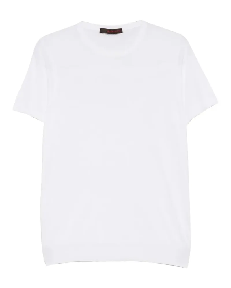Jeordie's crew-neck short-sleeve cotton T-shirt - Weiß Weiß
