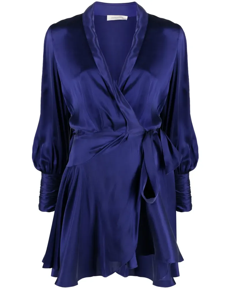 Zimmermann Minikleid mit V-Ausschnitt - LAPIS Lapis