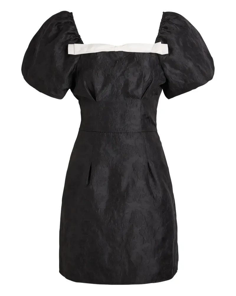 Sister Jane Cocktail bow puff-sleeve dress - Schwarz Schwarz