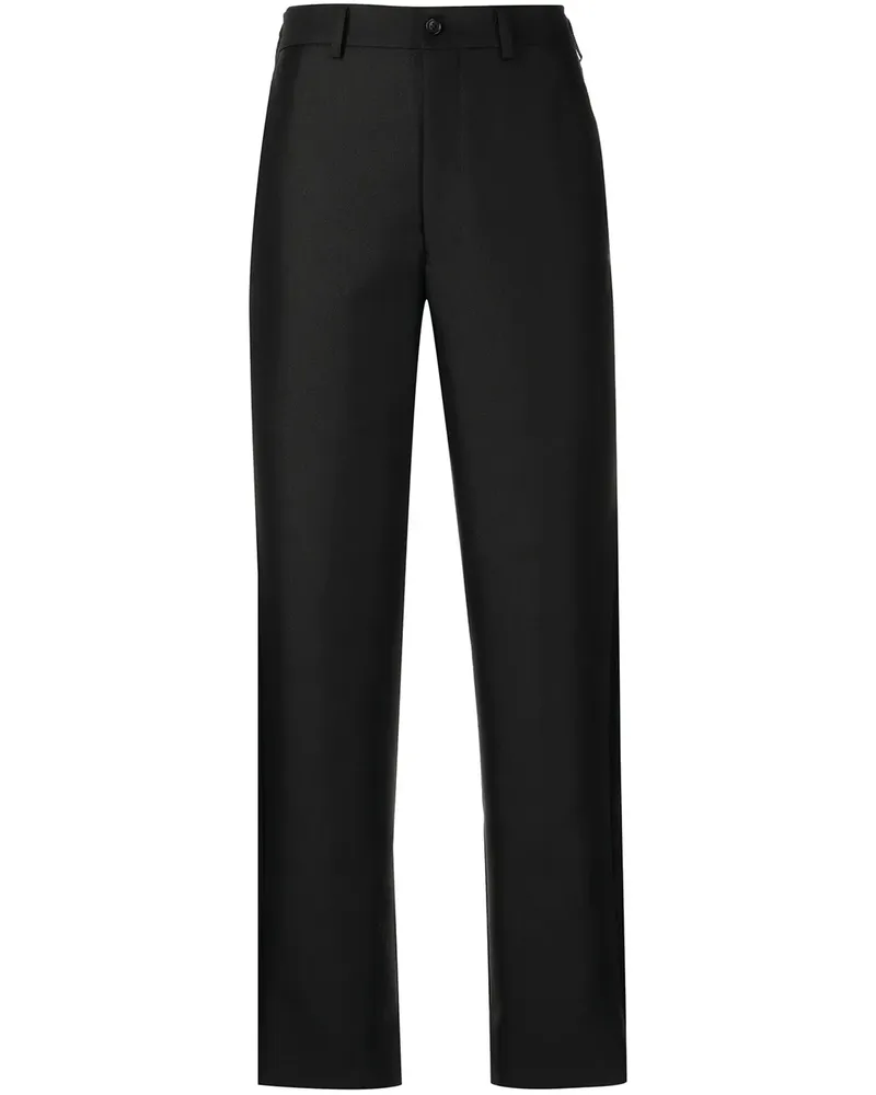 Comme des Garçons Hose mit Fransen - Schwarz Schwarz