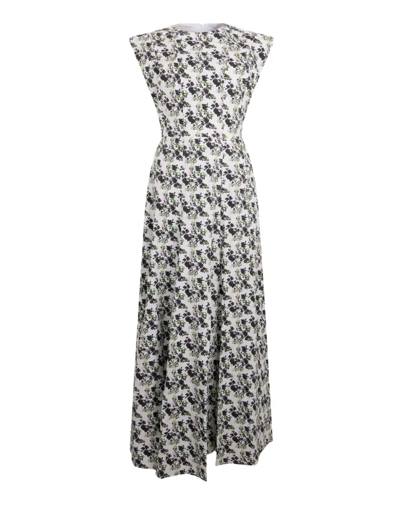 Philosophy Di Lorenzo Serafini floral-print sleeveless maxi dress - Weiß Weiß