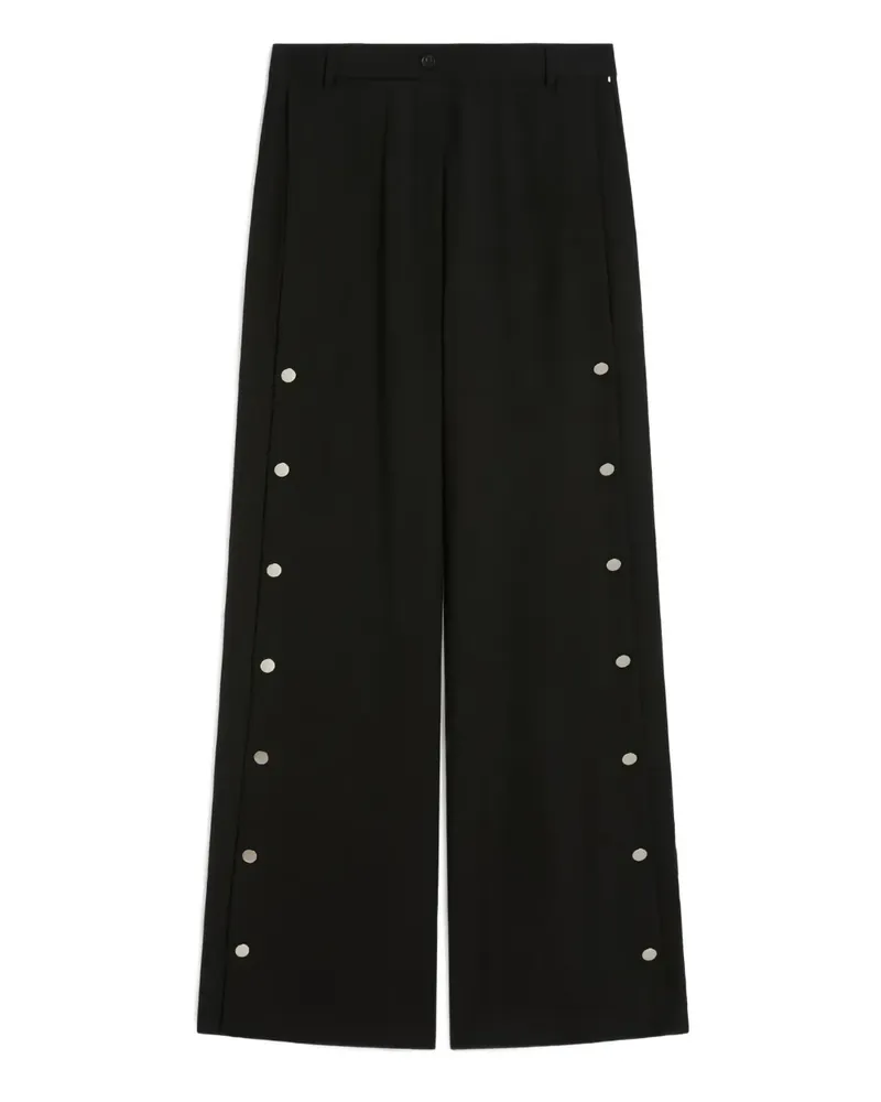 Max Mara Edere Hose mit Zierknöpfen - Schwarz Schwarz