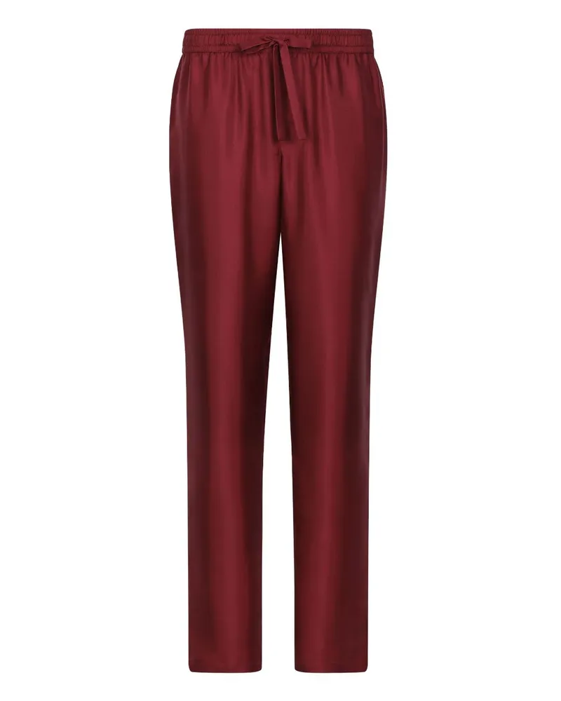 Dolce & Gabbana DG Essentials Seidenhose - Rot Rot