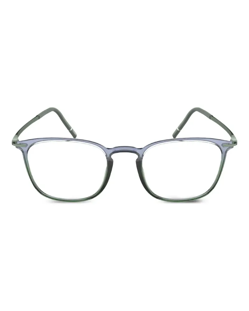 Silhouette square-frame glasses - Grün Grün