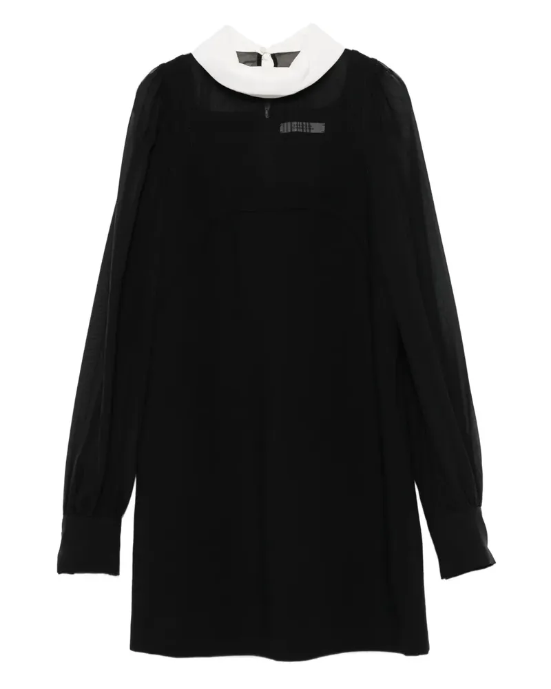 Dorothee Schumacher Minikleid mit Kragen - Schwarz Schwarz