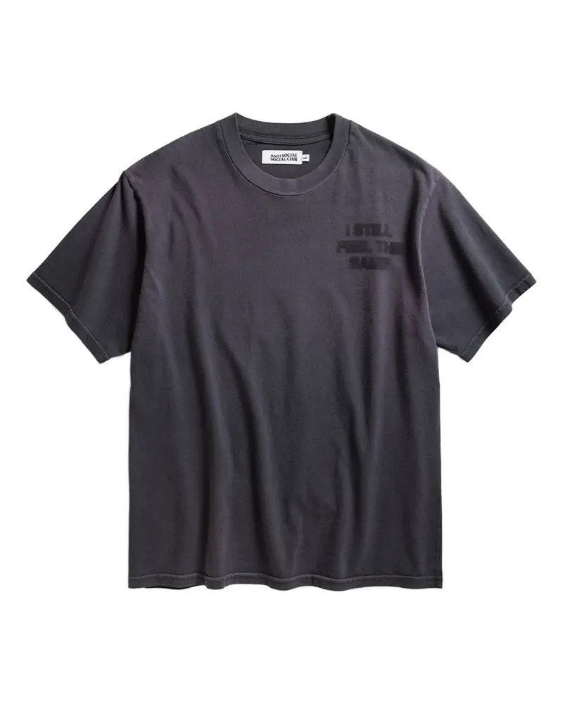Anti Social Social Club T-Shirt mit Logo-Print - Grau Grau