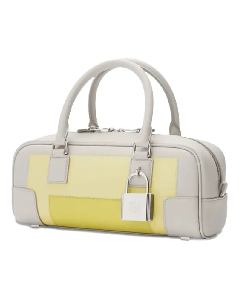 Loewe Amazona 23 padlock panelled tote bag - Nude Nude