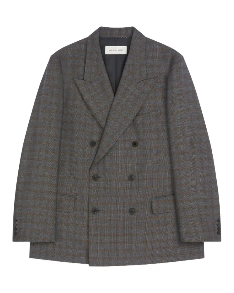 Dries van Noten Sakko im Oversized-Look - Grau Grau