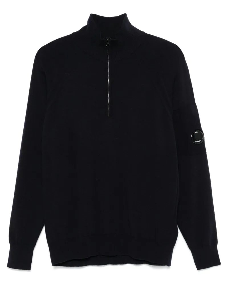 C.P. Company Pullover mit Reißverschluss - Blau Blau