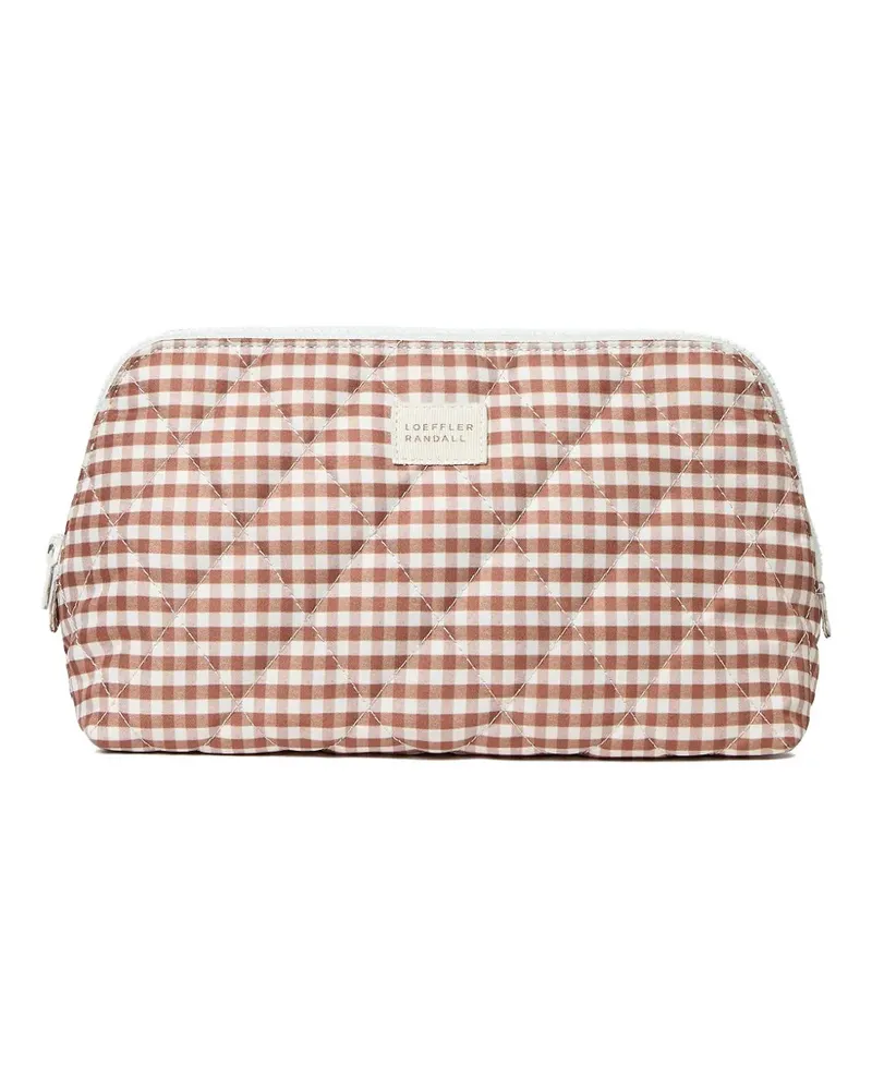 Loeffler Randall Frances quilted makeup bag - Braun Braun