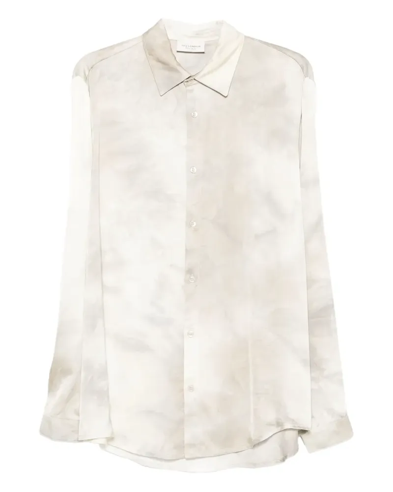 Yes London Hemd mit Batikmuster - Nude Nude