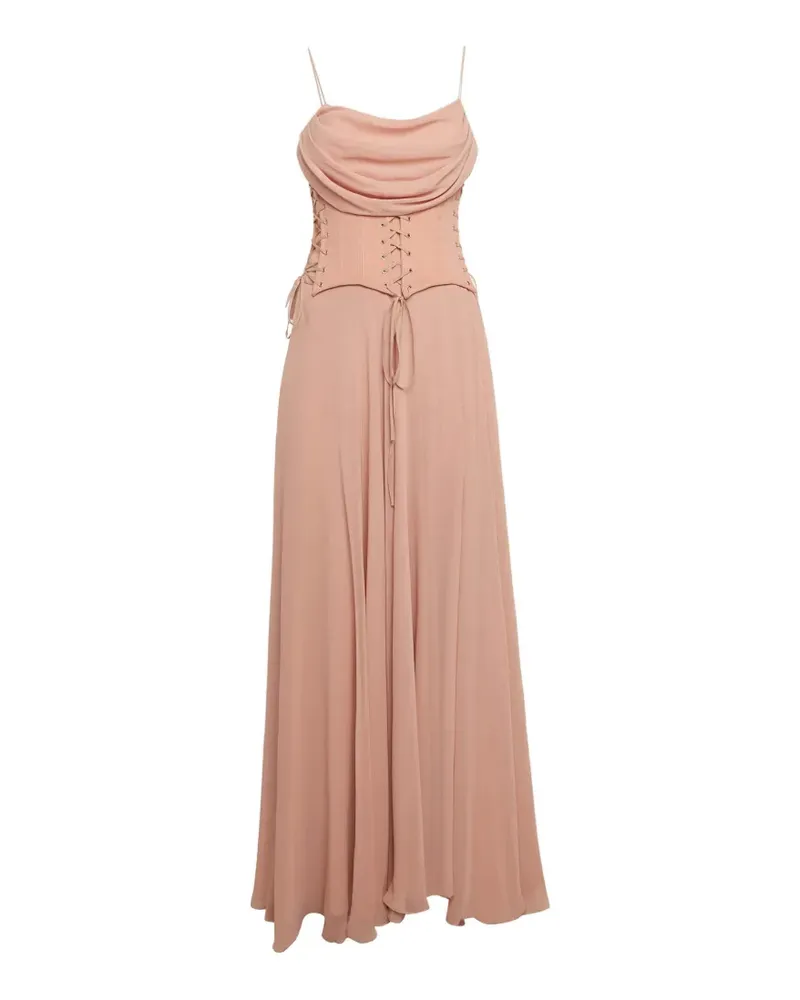 FourTwoFour on Fairfax corset maxi dress - Rosa Rosa
