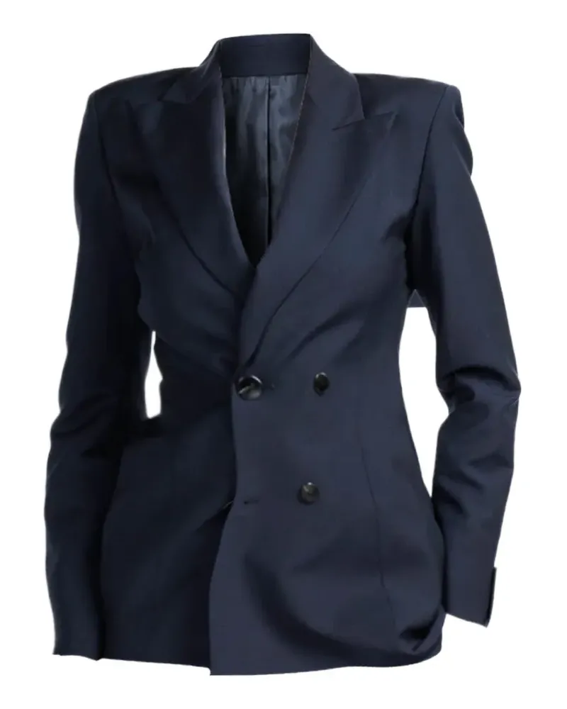 Sa Su Phi double-breasted blazer - Blau Blau