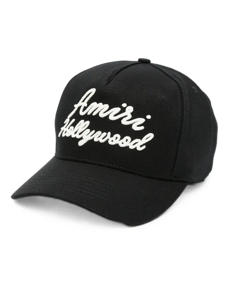 Amiri logo-embroidered baseball cap - Schwarz Schwarz