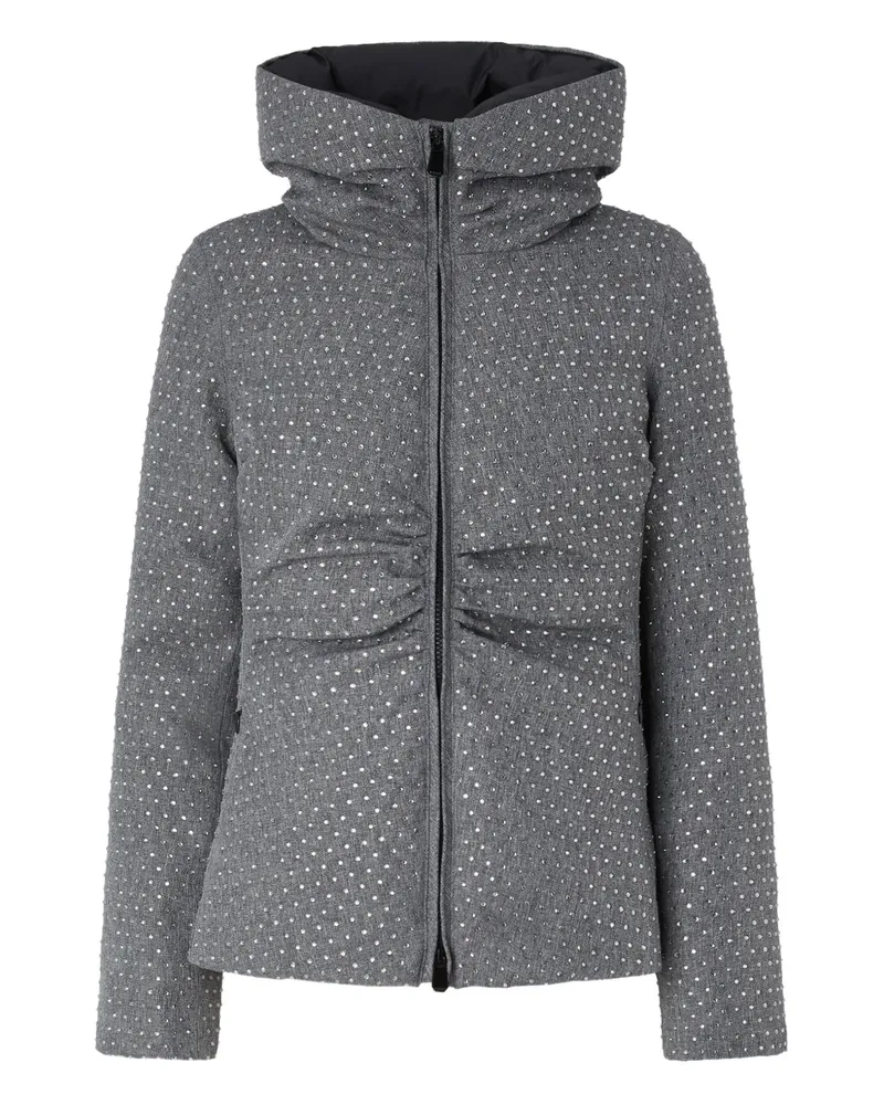 Pinko Steppjacke mit Kapuze - Grau Grau