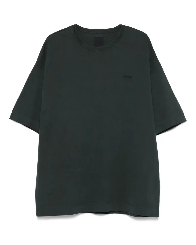JUUN.J T-Shirt mit Logo-Stickerei - Grün Grün