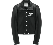 Reedition Jacke aus Vinyl - Schwarz